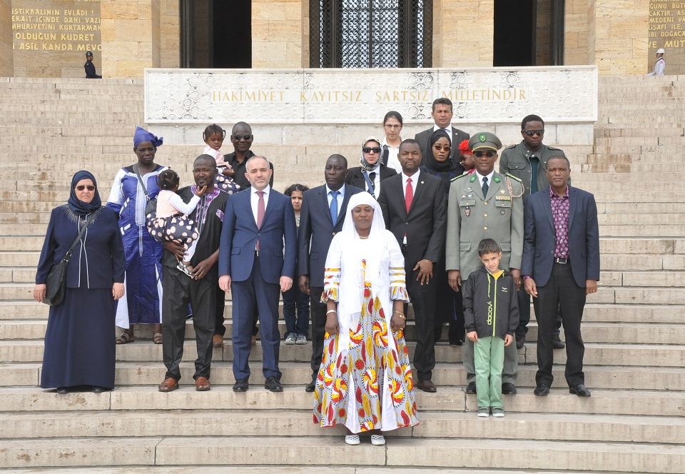 Visite au Mausolé de Atatürk.